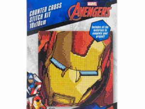 Iron Man Marvel mini counted cross stitch kit