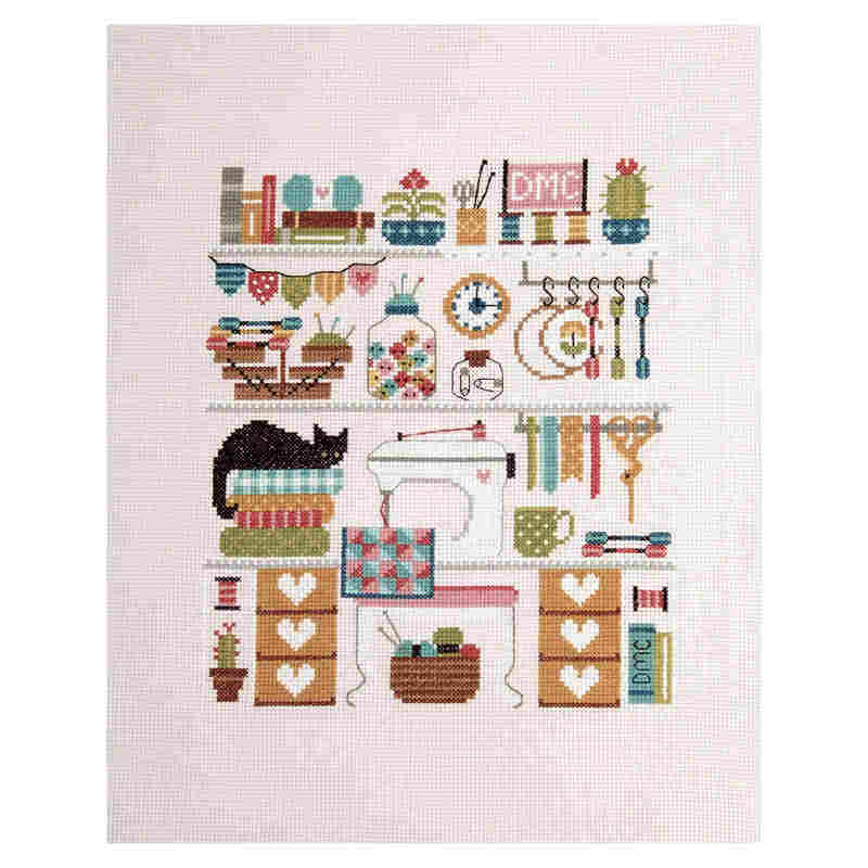 my craft studio cross stitch kit by DMC