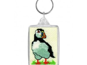 Puffin Keyring cross stitch kit
