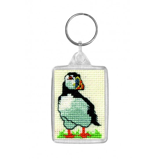 Puffin Keyring cross stitch kit
