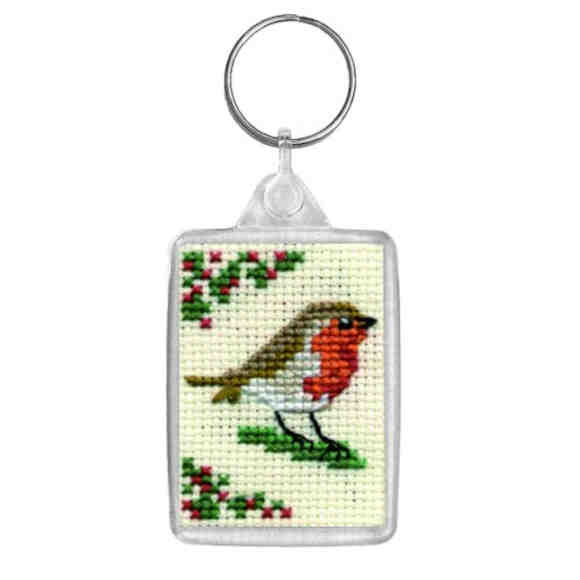 Robin Keyring cross stitch kit