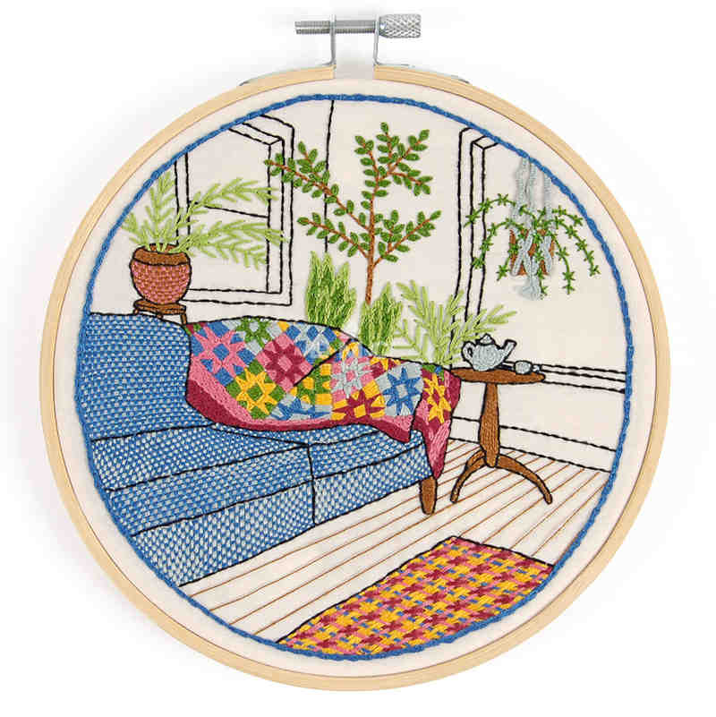 Winter Garden embroidery kit by DMC TB234