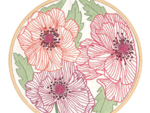 Poppies Embroidery Kit by DMC TB242