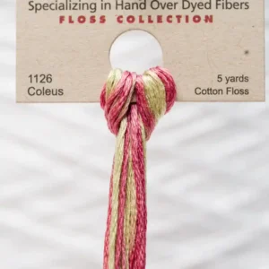 1126 Coleus Weeks Dye Works embroidery floss skein