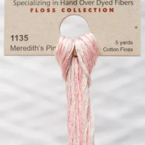 1135 Meredith's Pink Weeks Dye Works embroidery floss skein