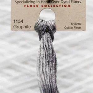 1154 Graphite Weeks Dye Works embroidery floss skein