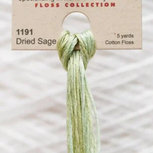 1191 Dried Sage Weeks Dye Works embroidery floss skein