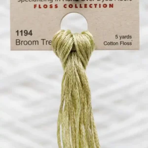 1194 Broom Tree Weeks Dye Works embroidery floss skein
