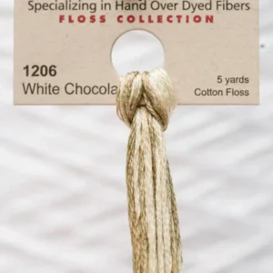 1206 White Chocolate Weeks Dye Works embroidery floss skein