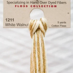 1211 White Walnut Weeks Dye Works embroidery floss skein