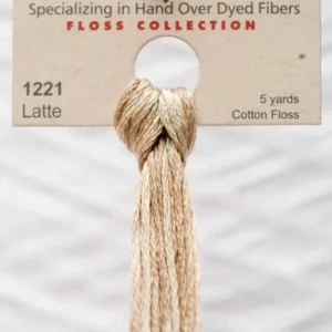 1221 Latte Weeks Dye Works embroidery floss skein