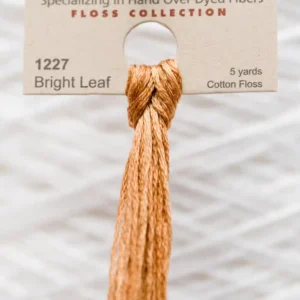 1227 Bright Leaf Weeks Dye Works embroidery floss skein