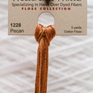 1228 Pecan Weeks Dye Works embroidery floss skein