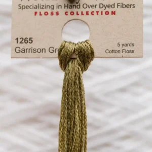 1265 Garrison Green Weeks Dye Works embroidery floss skein