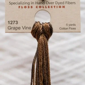 1273 Grape Vine Weeks Dye Works embroidery floss skein