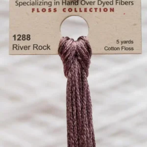 1288 River Rock Weeks Dye Works embroidery floss skein