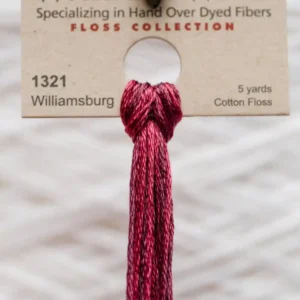 1321 Williamsburg Weeks Dye Works embroidery floss skein