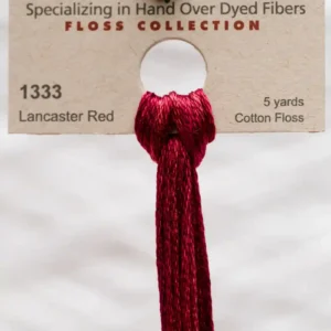 1333 Lancaster Red Weeks Dye Works embroidery floss skein