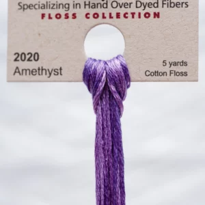 2020 Amethyst Weeks Dye Works embroidery floss skein