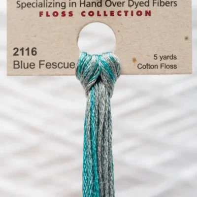 2116 Blue Fescue Weeks Dye Works embroidery floss skein