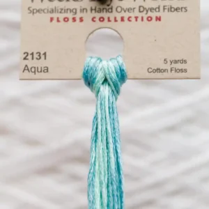 2131 Aqua Weeks Dye Works embroidery floss skein