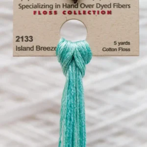 2133 Island Breeze Weeks Dye Works embroidery floss skein