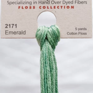 2171 Emerald Weeks Dye Works embroidery floss skein