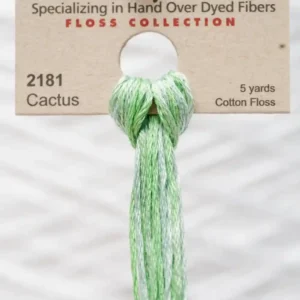 2181 Cactus Weeks Dye Works embroidery floss skein