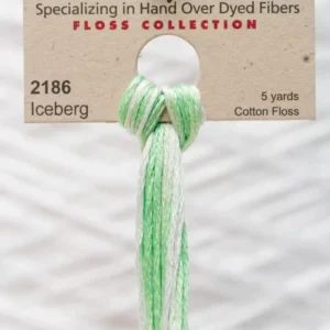 2186 Iceberg Weeks Dye Works embroidery floss skein
