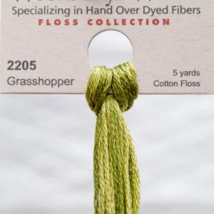 2205 Grasshopper Weeks Dye Works embroidery floss skein