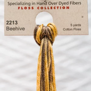 2213 Beehive Weeks Dye Works embroidery floss skein