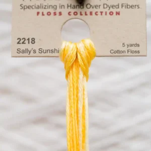 2218 Sally's Sunshine Weeks Dye Works embroidery floss skein