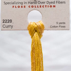 2220 Curry Weeks Dye Works embroidery floss skein