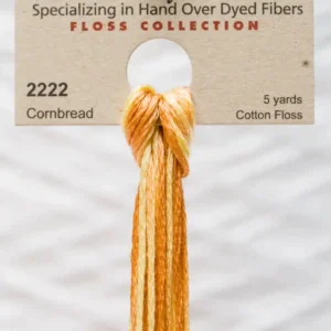 2222 Cornbread Weeks Dye Works embroidery floss skein