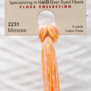 2231 Mimosa Weeks Dye Works embroidery floss skein
