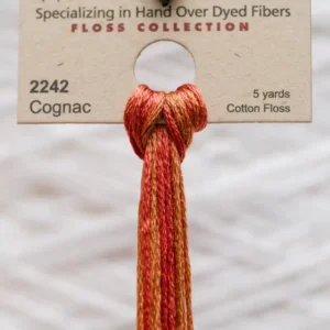2242 Cognac Weeks Dye Works embroidery floss skein