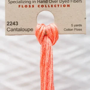 2243 Cantaloupe Weeks Dye Works embroidery floss skein