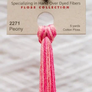 2271 Peony Weeks Dye Works embroidery floss skein