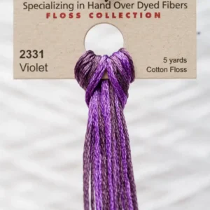 2331 Violet Weeks Dye Works embroidery floss skein