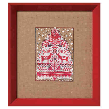 Red Tree pattern by Nora Corbett NC365